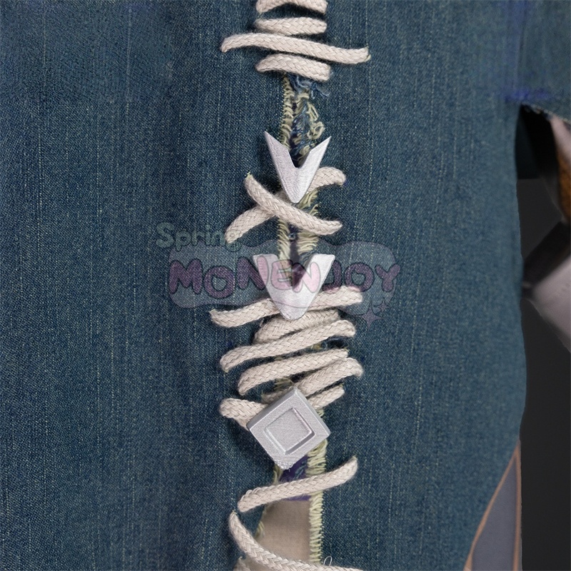 Monenjoy 第五人格 幻灯師 幻灯師のUR衣装 「フラバルー」コスプレ衣装 アマンダ・ゲイティス 尻尾&帽子付き|仮装 完成品