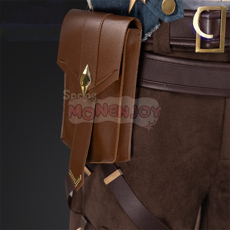 Monenjoy 第五人格 幻灯師 幻灯師のUR衣装 「フラバルー」コスプレ衣装 アマンダ・ゲイティス 尻尾&帽子付き|仮装 完成品