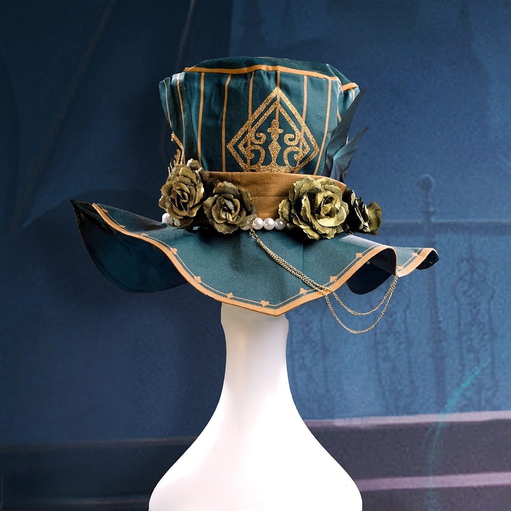 Monenjoy 第五人格 アイデンティティ5 曲芸師 コスプレ衣装 【UR】ティーパーティー 帽子付 +発光蝶リボン | 高品質・即納対応