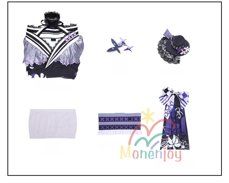 Monenjoy 魔法少女ノ魔女裁判 宝生マーゴ コスプレ衣装 和洋折衷 ワンピース 仮装