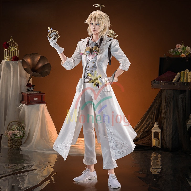 Monenjoy アイデンティティ5 サバイバー衣装 囚人の衣装 【UR】霊犀調査員 第五人格/IdentityV コスプレ衣装 3d樹脂製パーツ