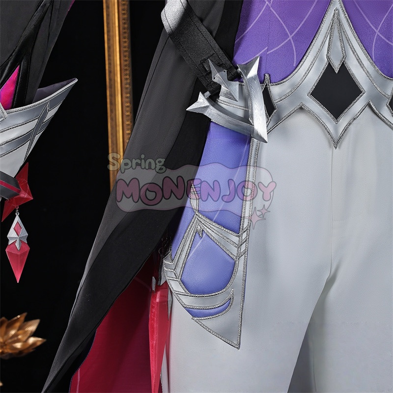 Monenjoy 原神 ドゥリン コスプレ 髪飾付 Durin コスプレ衣装 3樹脂製パーツ ドラコ・ルベド座 翼+尻尾+武器+ウィッグ別途追加可能 仮装 ハロウィン