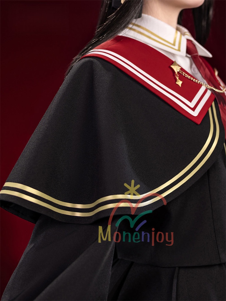 Monenjoy 魔法少女ノ魔女裁判 二階堂 ヒロ コスプレ衣装 にかいどう ヒロ 髪飾付 まのさば コスチューム ワンピース 仮装