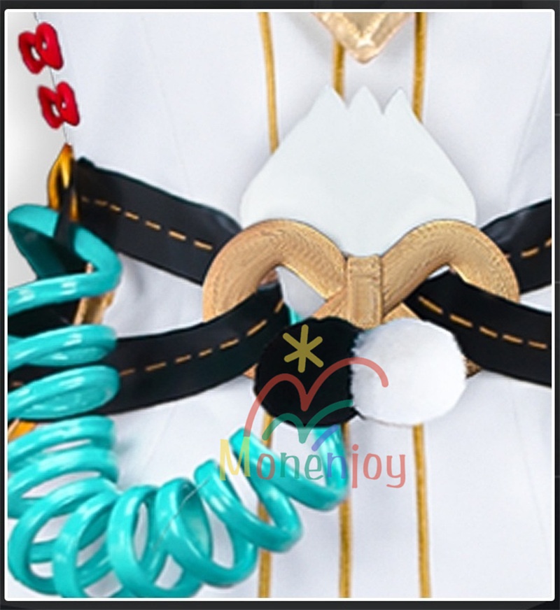 Monenjoy ゼンゼロ ダイアリン コスプレ クランプスの黒枝 コスチューム ハロウィンコスチューム セット(電話機小道具+イヤリング+ヘアアクセ付き)