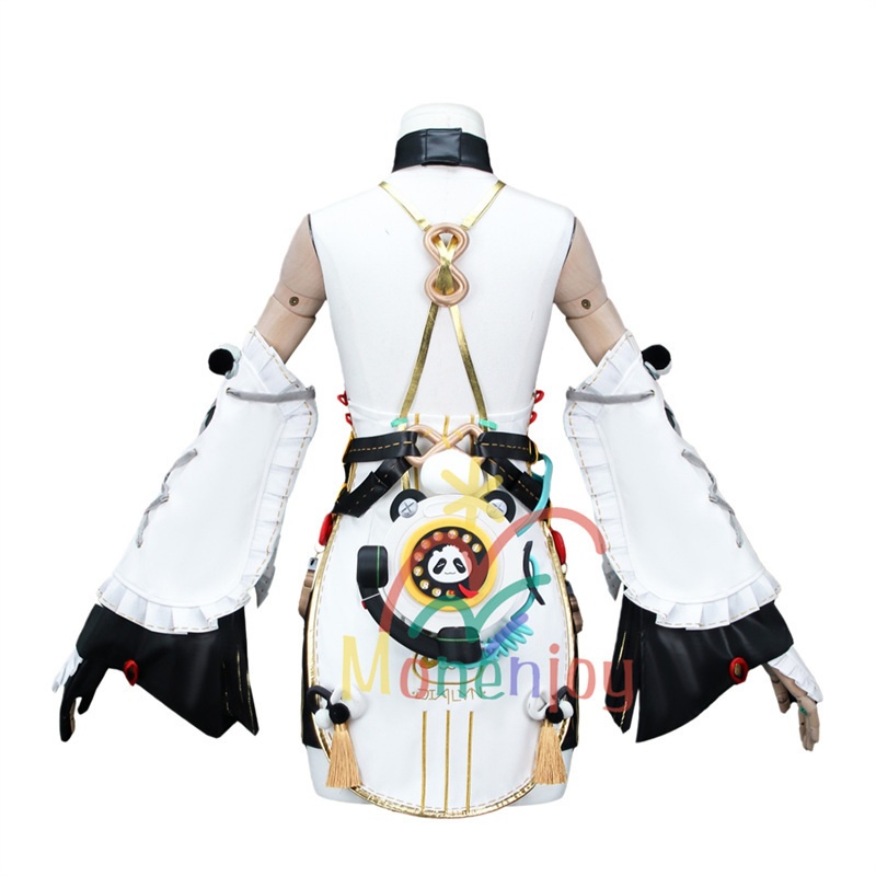 Monenjoy ゼンゼロ ダイアリン コスプレ クランプスの黒枝 コスチューム ハロウィンコスチューム セット(電話機小道具+イヤリング+ヘアアクセ付き)