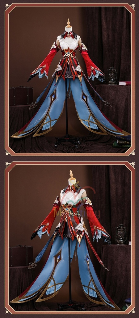 予約販売 Monenjoy 原神 アリス コスプレ衣装 コスチューム 帽子付 3d樹脂製パーツ 炎元素の神の目付 ナド・クライ編 魔術師 魔女 仮装 モンド / 魔女会