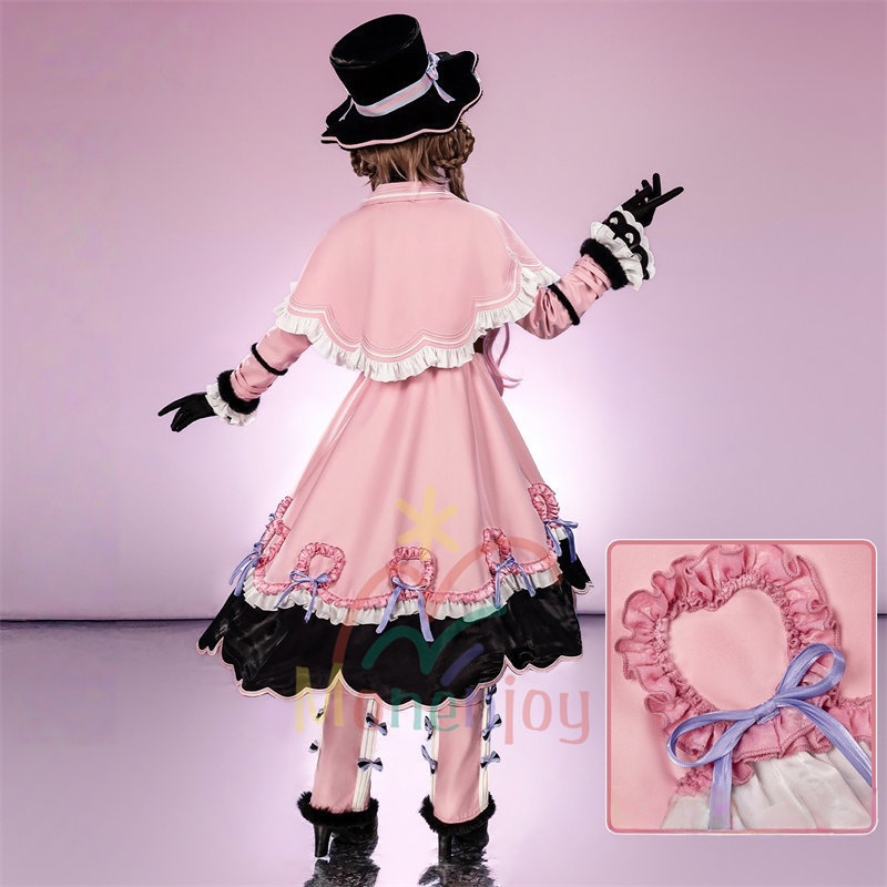 Monenjoy アークナイツ×サンリオコラボ エイヤフィヤトラ コスプレ衣装 艾雅法拉 コスチューム Eyjafjalla