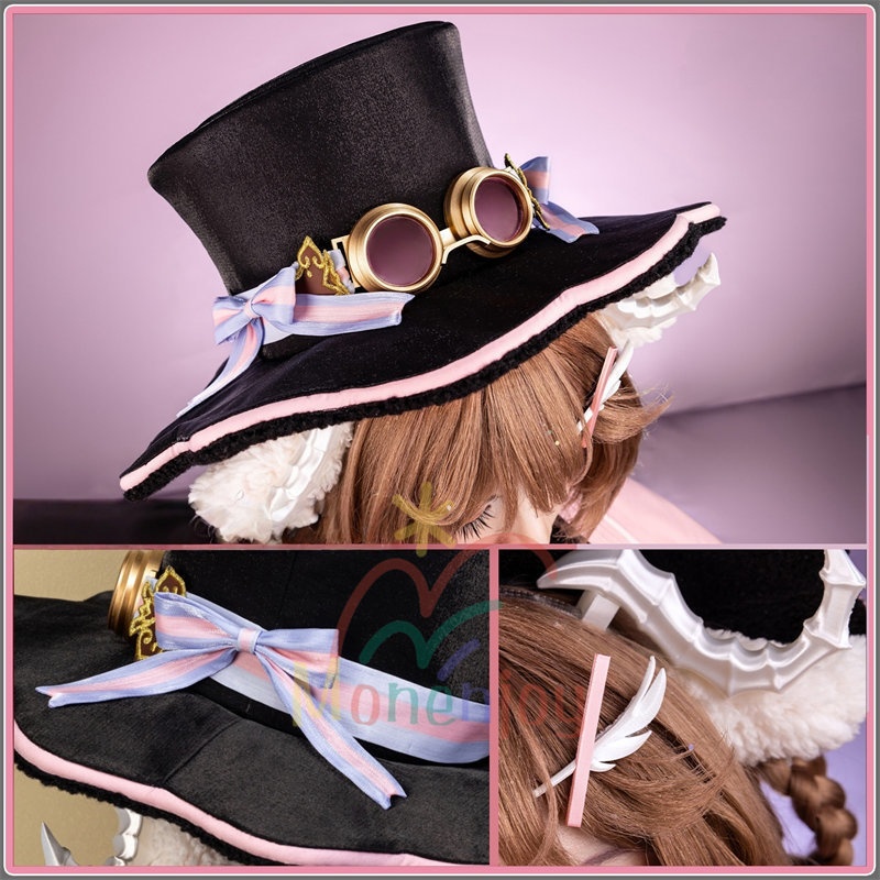 Monenjoy アークナイツ×サンリオコラボ エイヤフィヤトラ コスプレ衣装 艾雅法拉 コスチューム Eyjafjalla