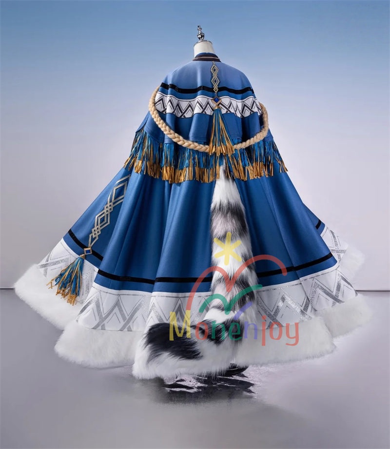 Monenjoy アークナイツ 聖聆プラマニクス コスプレ衣装 圣聆初雪 コスチューム Pramanix the Prerita イベント 仮装