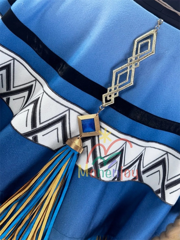 Monenjoy アークナイツ 聖聆プラマニクス コスプレ衣装 圣聆初雪 コスチューム Pramanix the Prerita イベント 仮装