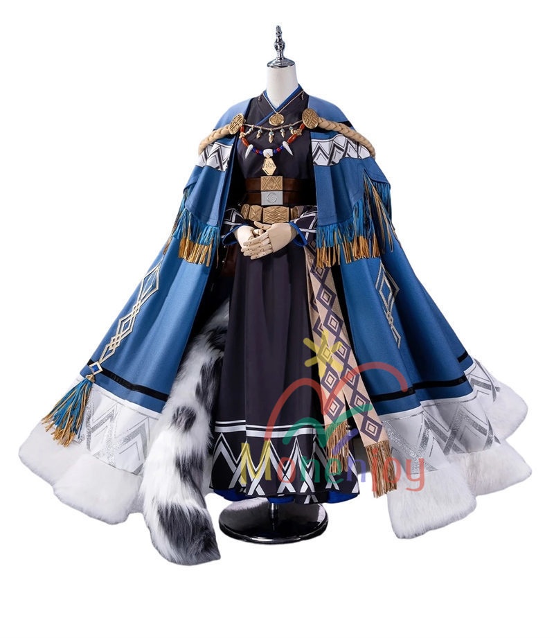 Monenjoy アークナイツ 聖聆プラマニクス コスプレ衣装 圣聆初雪 コスチューム Pramanix the Prerita イベント 仮装