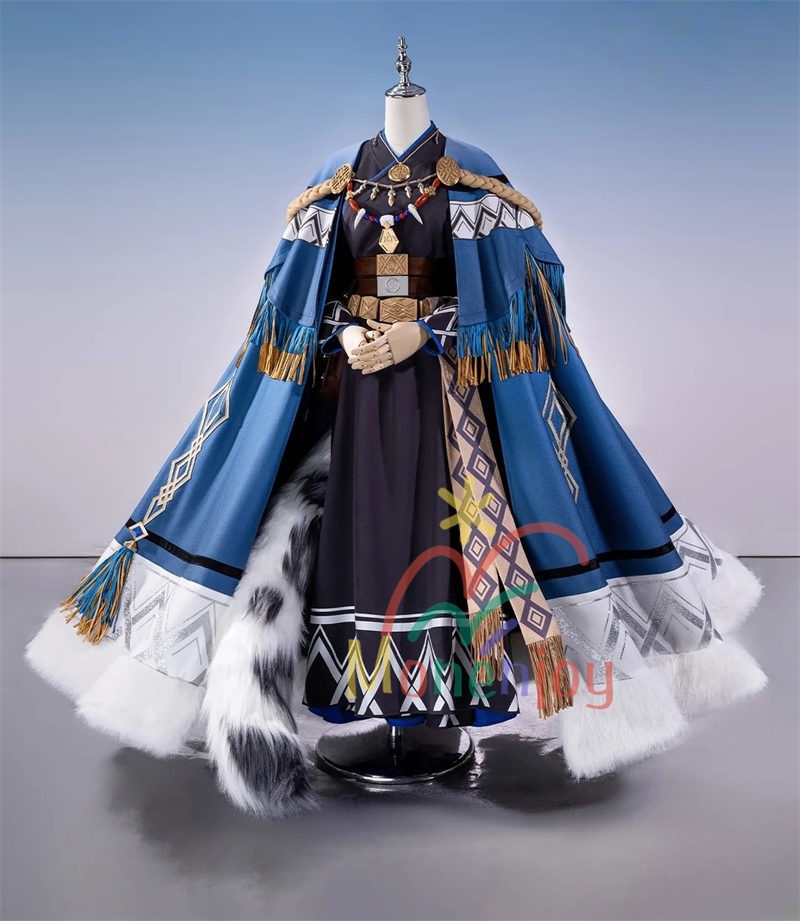 Monenjoy アークナイツ 聖聆プラマニクス コスプレ衣装 圣聆初雪 コスチューム Pramanix the Prerita イベント 仮装