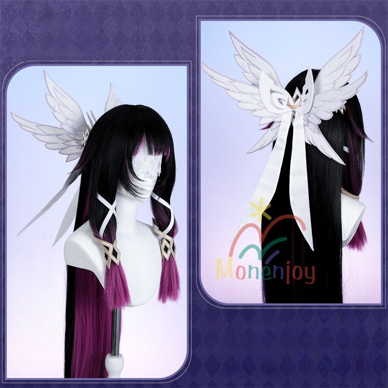 Monenjoy 原神 コロンビーナ コスチューム衣装 少女 コスプレ イベント 仮装 髪飾 ハロウィン