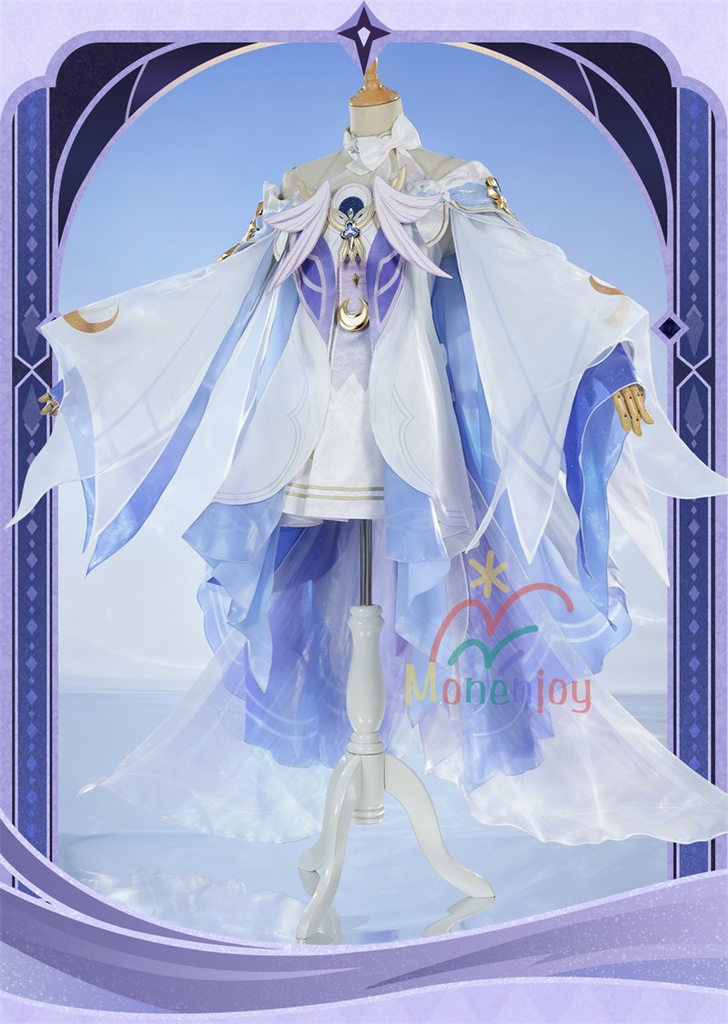 Monenjoy 原神 コロンビーナ コスチューム衣装 少女 コスプレ イベント 仮装 髪飾 ハロウィン