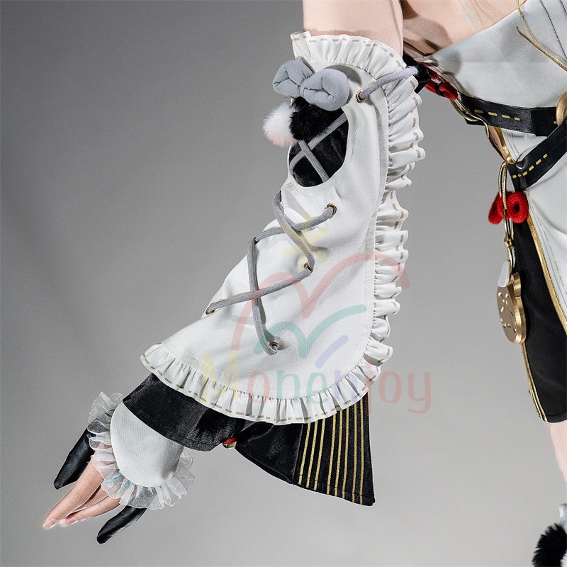 予約販売 Monenjoy ゼンゼロ ダイアリン コスプレ ワンピース 電話道具別途追加 3d樹脂製ヘアアクセサリー クランプスの黒枝 コスチューム ハロウィンコスチューム セット