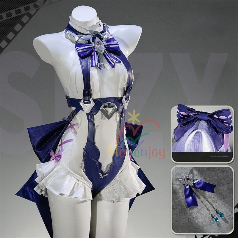 Monenjoy　ゼンゼロ　ビビアン　コスプレ衣装　水着+紋身付き　ゼンレスゾーンゼロ　モッキンバード コスチューム　イベント　仮装