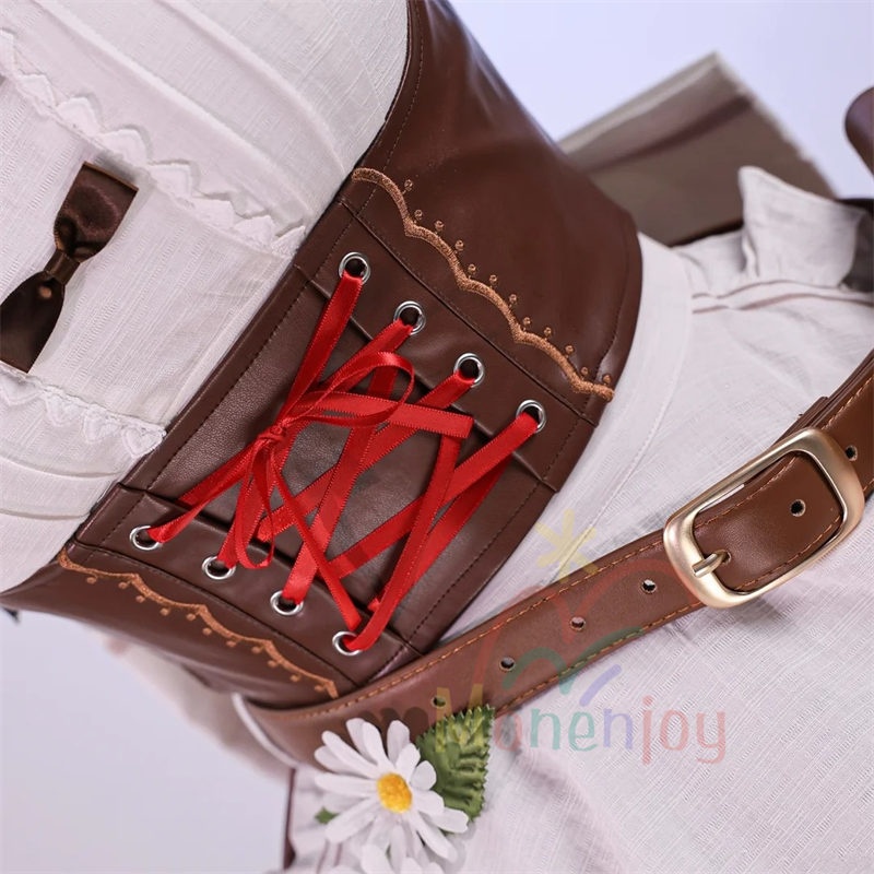 Monenjoy 鳴潮 韓国コラボ千咲ちゃん コスプレ衣装 メイド服 可愛い コーヒーメイド服 イベント