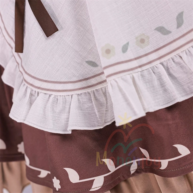 Monenjoy 鳴潮 韓国コラボ千咲ちゃん コスプレ衣装 メイド服 可愛い コーヒーメイド服 イベント