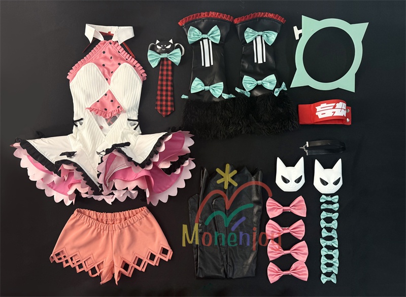 Monenjoy ゼンレスゾーンゼロ バーチャルアイドル 南宮羽 コスプレ衣装 翼追加 妄想エンジェル コスチューム