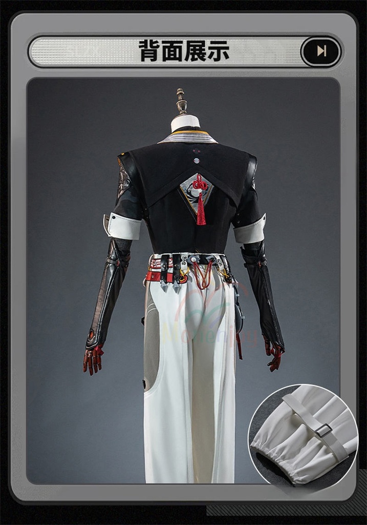 Monenjoy ゼンゼロ 葉釈淵 悪夢に縛られし者 3d樹脂製パーツ コスプレ ゼンレスゾーンゼロ 尻尾追加購入可能 YeShiyuan コスチューム