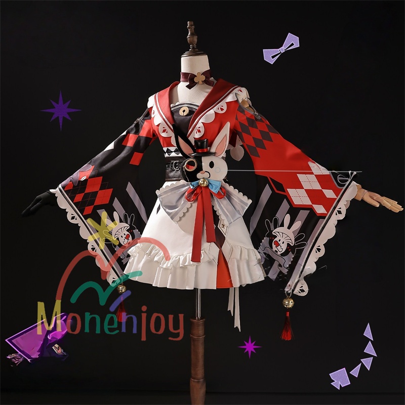 第一弾予約中　Monenjoy　崩壊スターレイル 火花　コスプレ衣装 ドレス フルセット 3D樹脂パーツ ぬいぐるみ付き スタレ　コスチューム 二相楽園 愉悦 　仮装