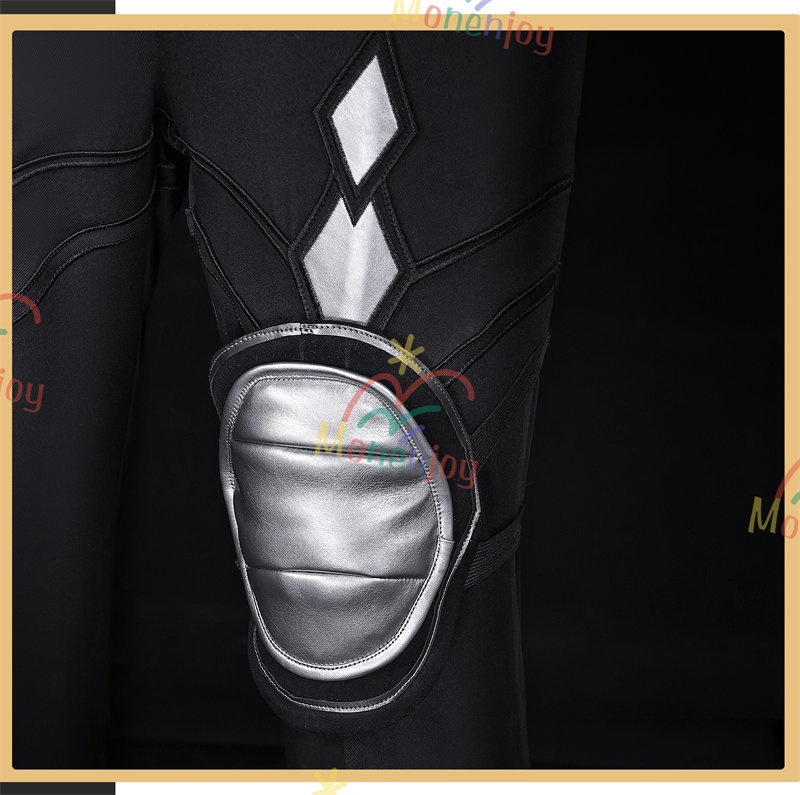 Monenjoy 原神 イルーガ コスプレ衣装 3D樹脂パーツ付 | Illuga ライトキーパー 闇夜の鶯 コスチューム