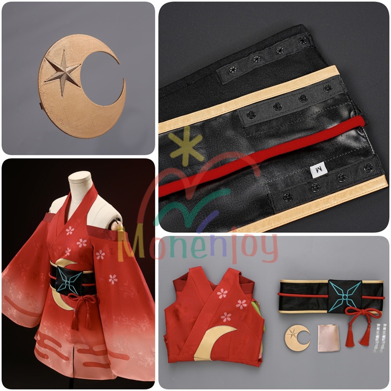 Monenjoy 超かぐや姫! かぐや ジャカード生地 コスプレ衣装 イベントハロウィン学園祭用 コスチューム