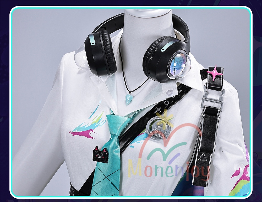 Monenjoy 鳴潮 リンネー コスプレ衣装 アクセサリー コスチューム イヤホーン付 3d樹脂製パーツ