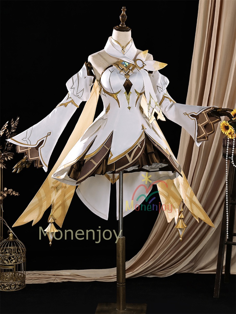 Monenjoy 原神 蛍 コスプレ衣装 発光番 コスチューム 新たなる天地 コスチューム 3d樹脂製パーツ