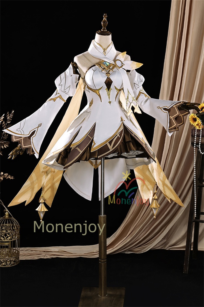 Monenjoy 原神 蛍 コスプレ衣装 発光番 コスチューム 新たなる天地 コスチューム 3d樹脂製パーツ