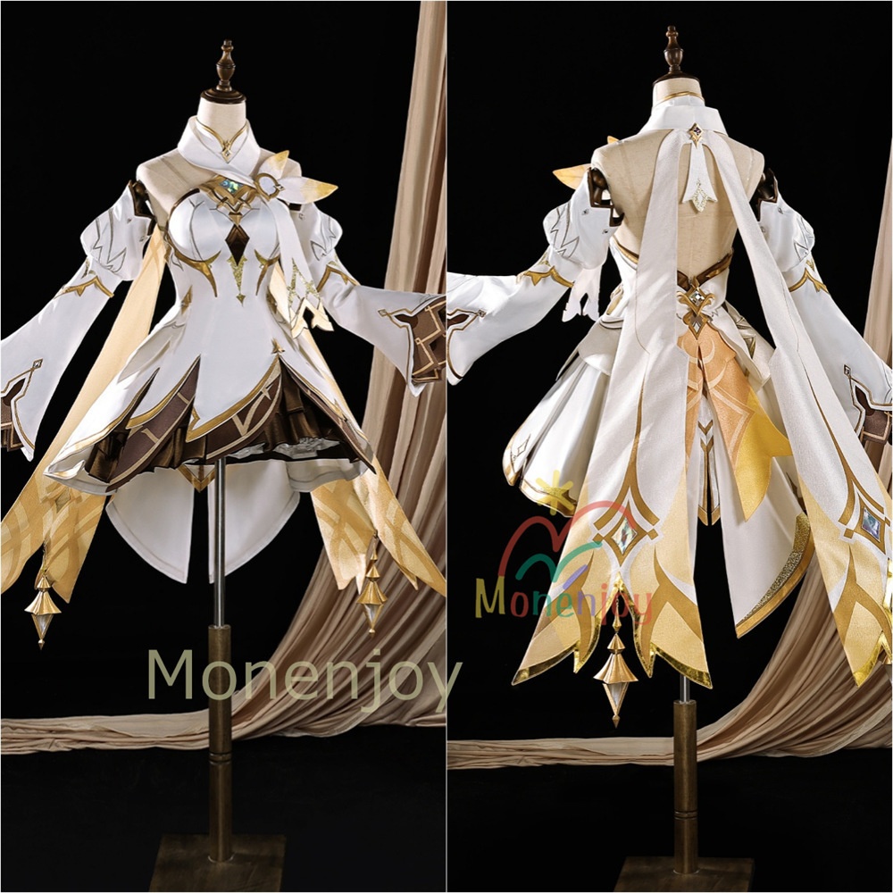 Monenjoy 原神 蛍 コスプレ衣装 発光番 コスチューム 新たなる天地 コスチューム 3d樹脂製パーツ