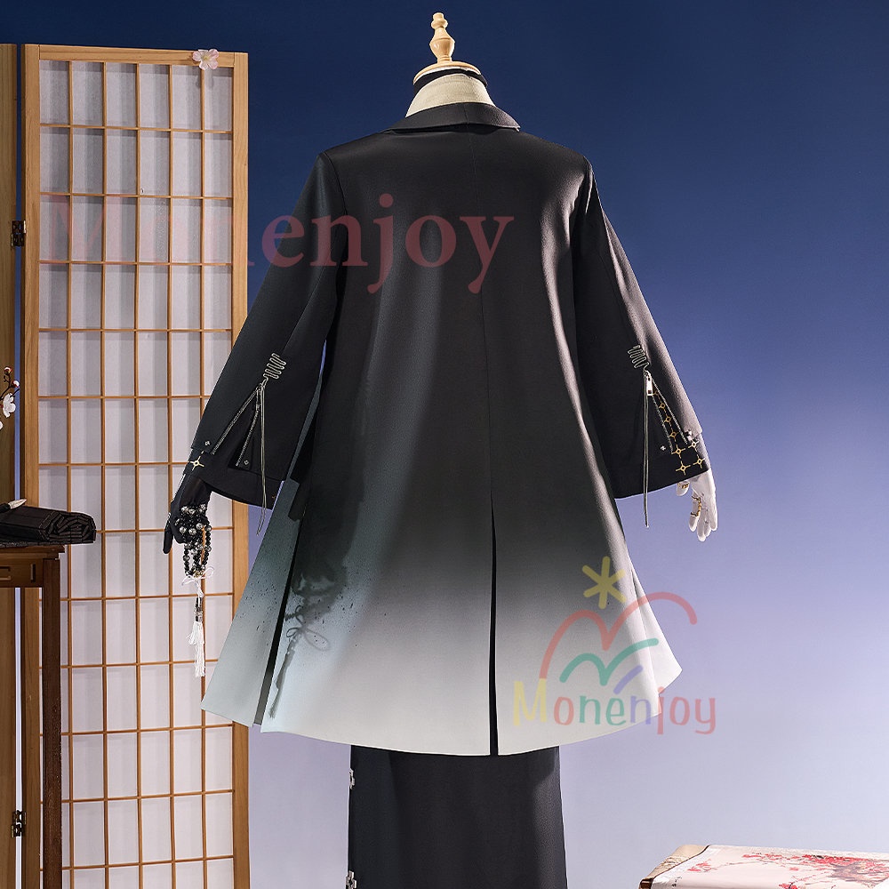 Monenjoy アークナイツ ウァン コスプレ衣装 龍角付 望 Wang コスプレ衣装 イベント 仮装 舞台