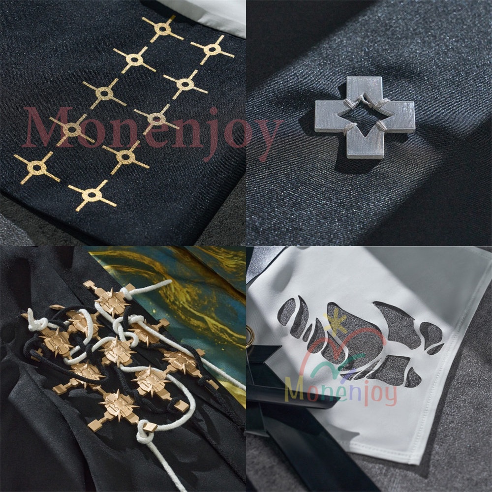 Monenjoy アークナイツ ウァン コスプレ衣装 龍角付 望 Wang コスプレ衣装 イベント 仮装 舞台