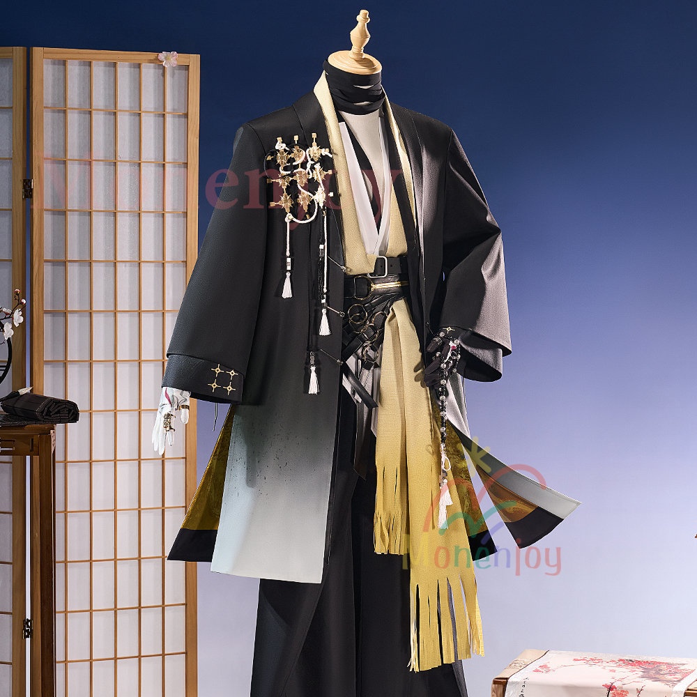 Monenjoy アークナイツ ウァン コスプレ衣装 龍角付 望 Wang コスプレ衣装 イベント 仮装 舞台