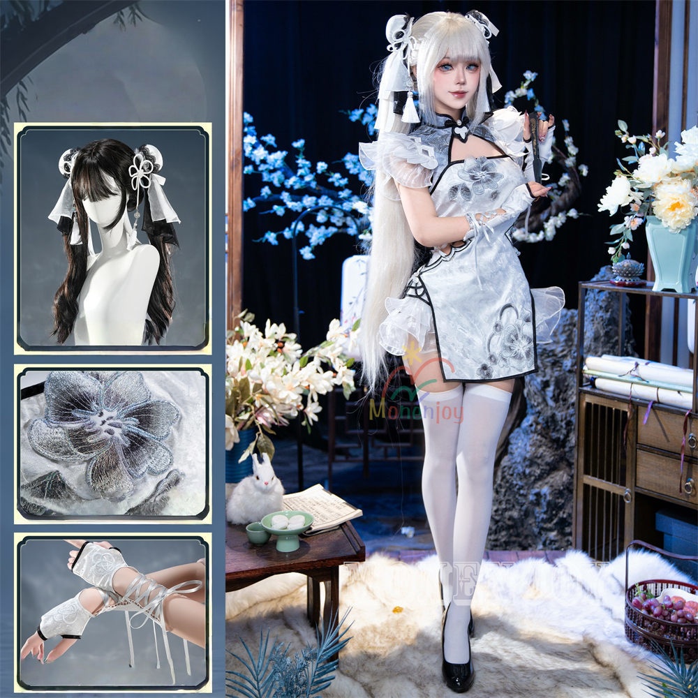  Monenjoy　NARAKA:BLADEPOINT　玉雪の心　殷紫萍　コスプレ衣装　ドレス　 武者　 コスチューム