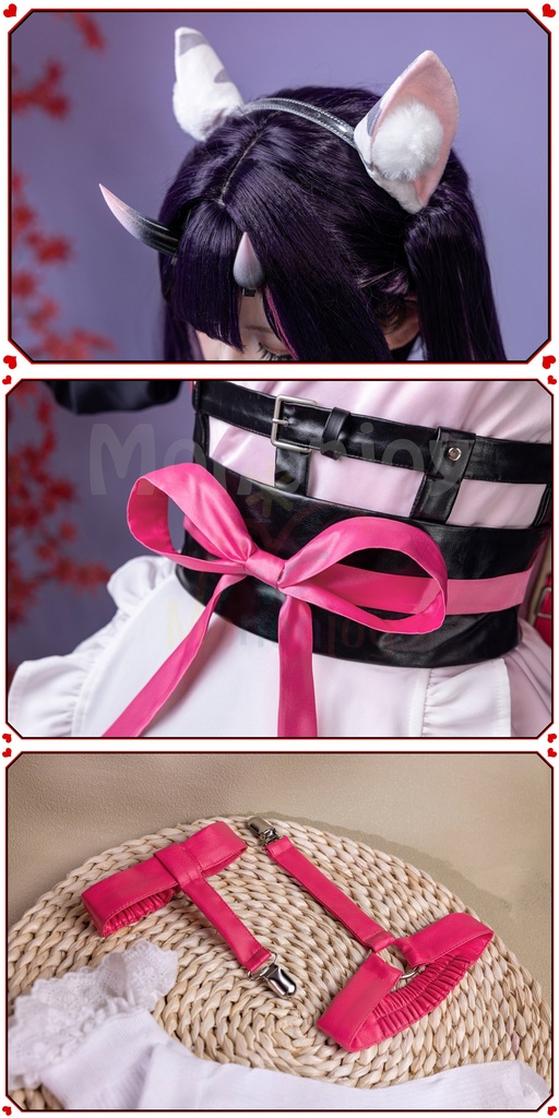 Monenjoy 超かぐや姫 駒沢 乃依 コスプレ衣装 こまざわ のい ゴスロリ風 Black onyXのメンバー コスチューム 鞄追加対応