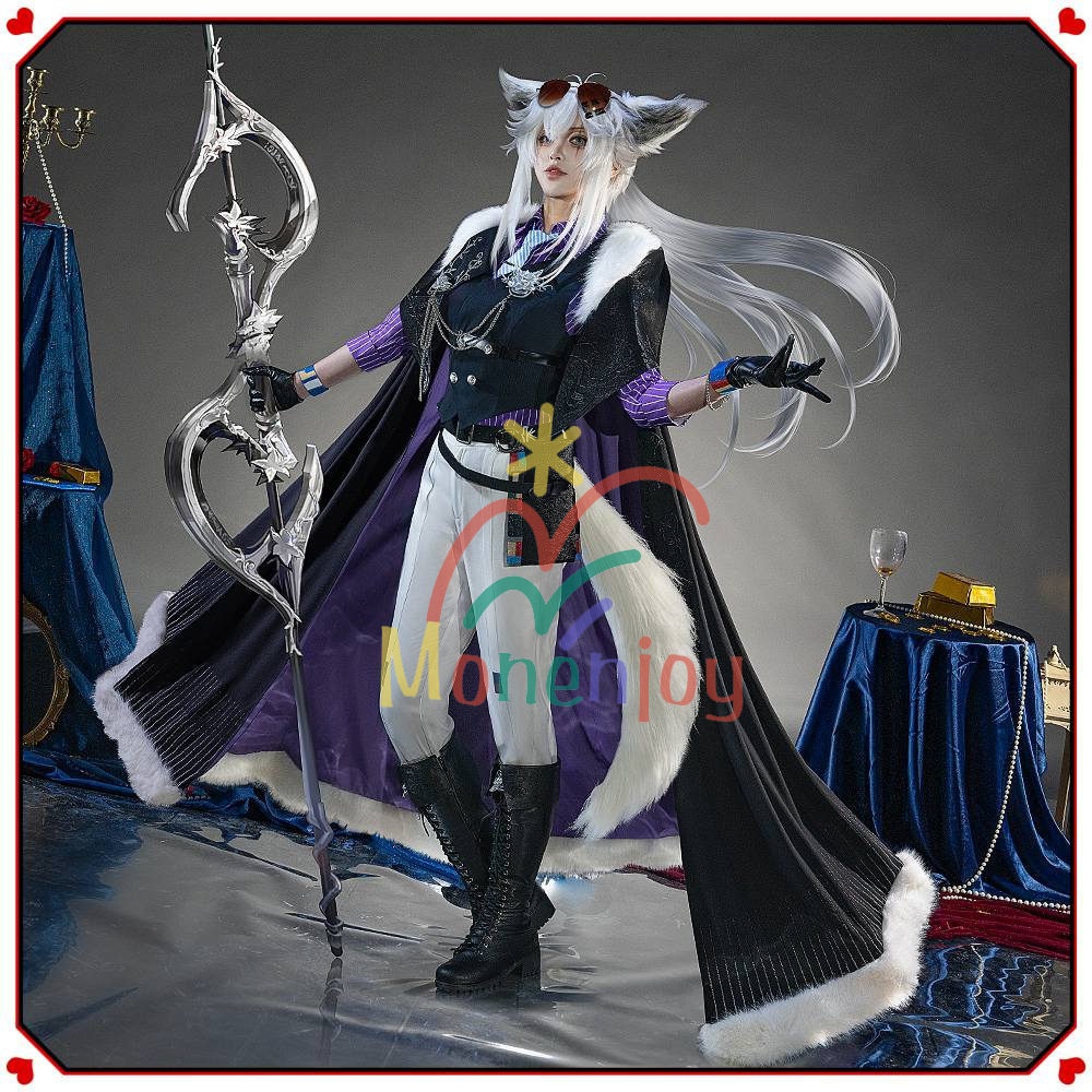 Monenjoy　アークナイツ  荒蕪ラップランド コスプレ衣装 Lappland The Decadenza 無秩序な謙遜　コスチューム　イベント
