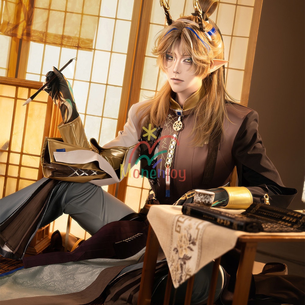 Monenjoy アークナイツ ジー コスプレ衣装 绩 イベント Arknights コスチューム 角付