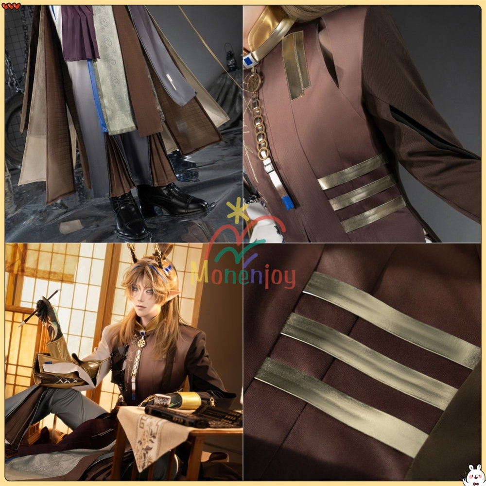 Monenjoy アークナイツ ジー コスプレ衣装 绩 イベント Arknights コスチューム 角付