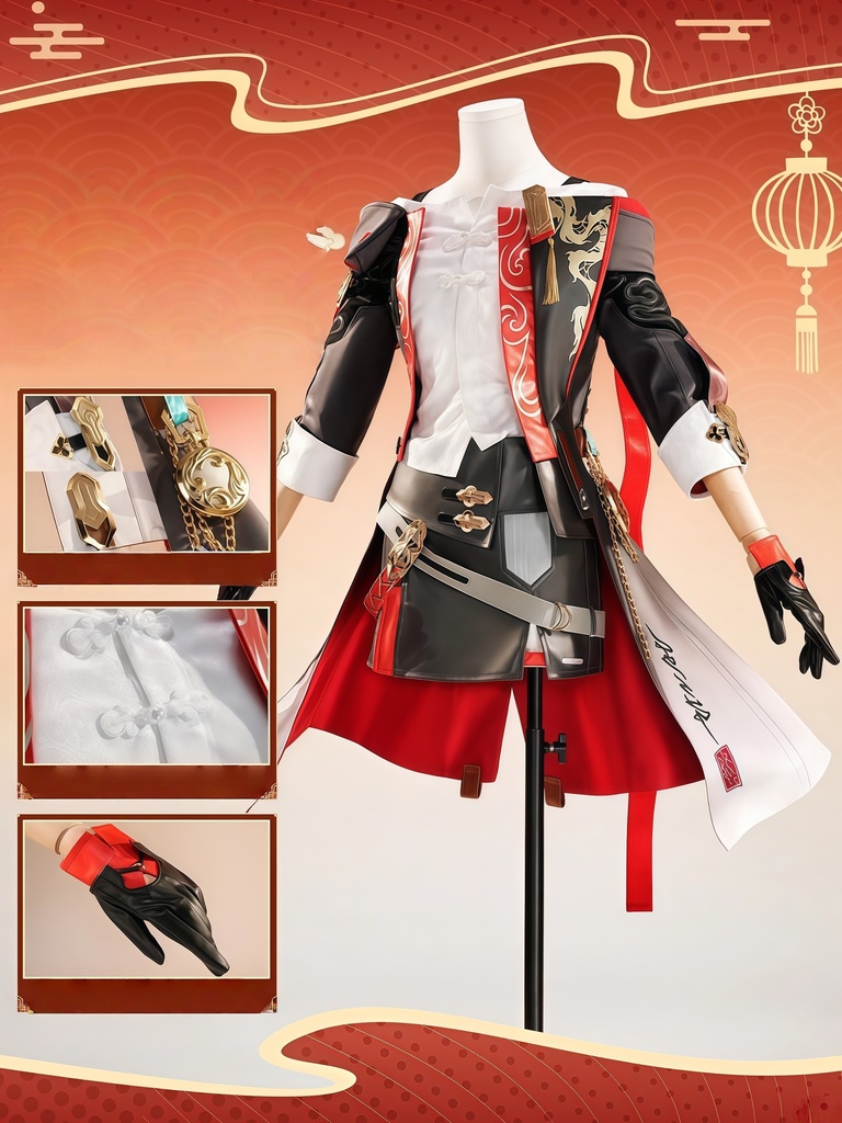 崩壊：スターレイル 開拓者　飛雷乗雲・二相楽園　新衣装 COSPLAY　　コスプレ　金属製パーツ