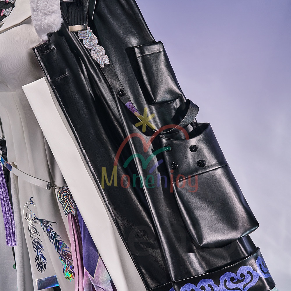 Monenjoy アークナイツ 均 歳獣 コスプレ衣装 角付 代理人 コスチューム