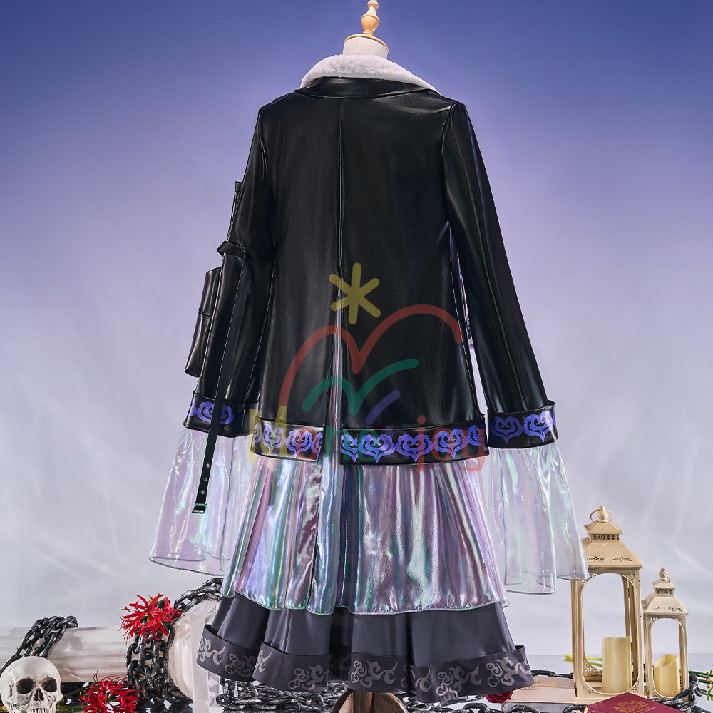 Monenjoy アークナイツ 均 歳獣 コスプレ衣装 角付 代理人 コスチューム