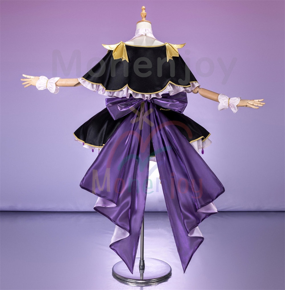 Monenjoy 名探偵プリキュア! 森亜 るるか コスプレ衣装 たんプリ キュアアルカナ・シャドウ ドレス イベント