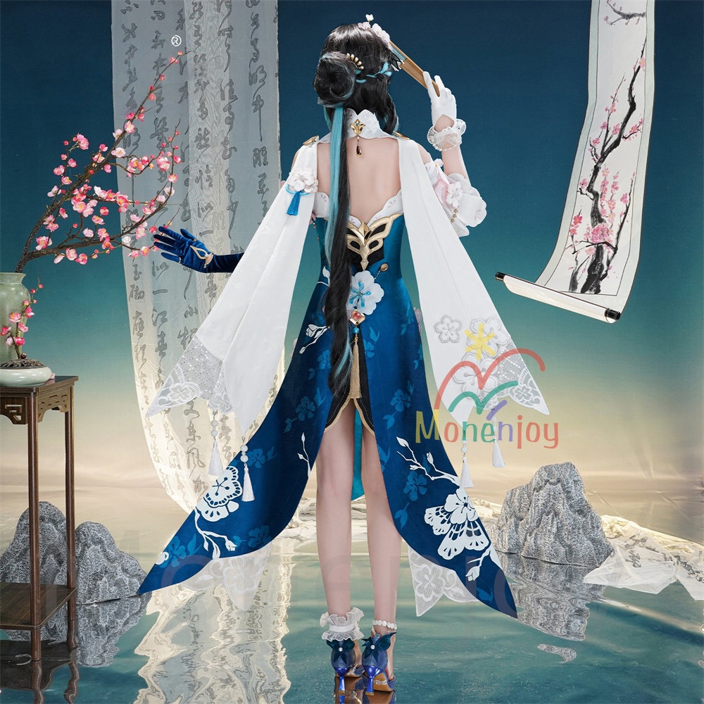 Monenjoy 崩壊スターレイル ルアンメェイ コスプレ衣装 ドレス 金属製パーツ コスチューム