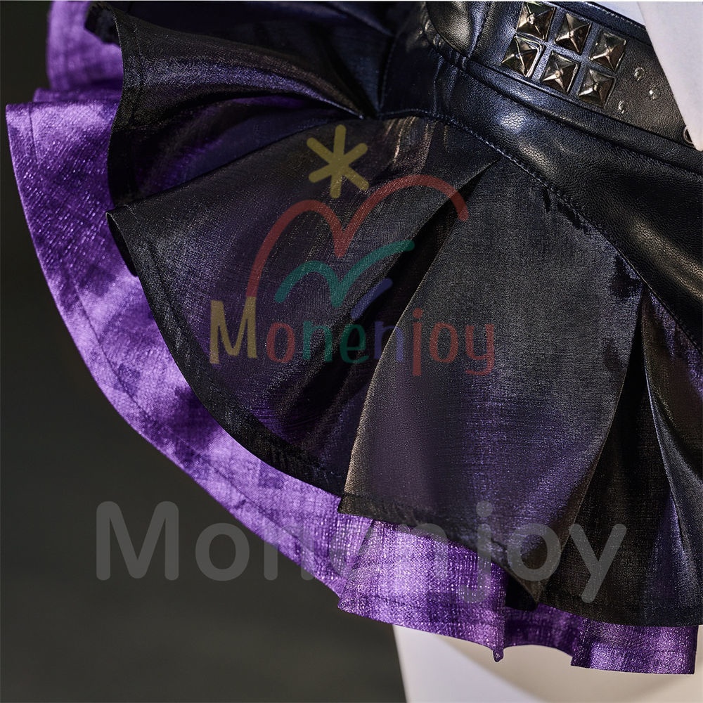 Monenjoy ゼンゼロ 南宮羽 ラプソディ・ミューズ コスプレ衣装 タトゥーシール付き+翼付 コスチューム 豪華セット イベント