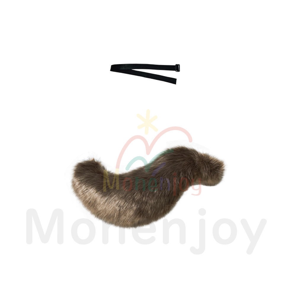Monenjoy エンドフィールド ロッシ コスプレ衣装 狼耳付 アークナイツ 3d樹脂製パーツ コスチューム 尻尾追加対応