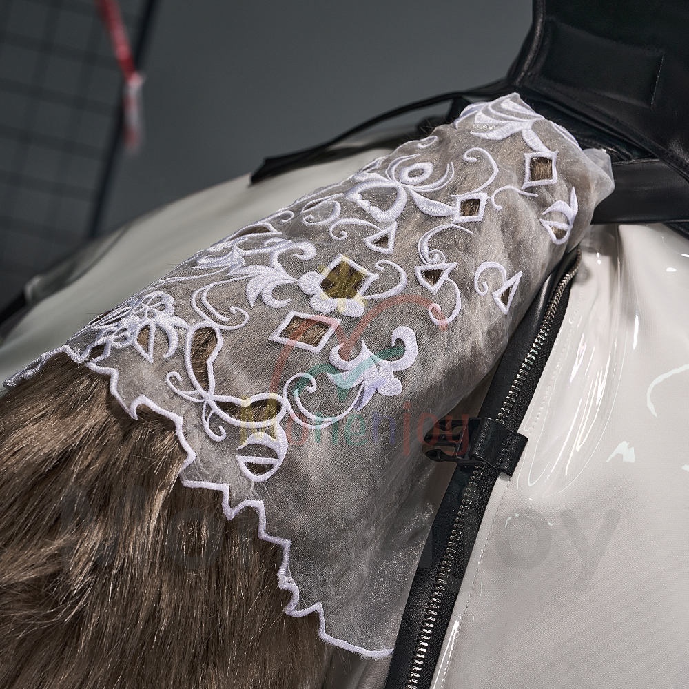 Monenjoy エンドフィールド ロッシ コスプレ衣装 狼耳付 アークナイツ 3d樹脂製パーツ コスチューム 尻尾追加対応
