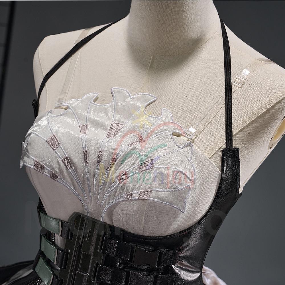 Monenjoy エンドフィールド ロッシ コスプレ衣装 狼耳付 アークナイツ 3d樹脂製パーツ コスチューム 尻尾追加対応