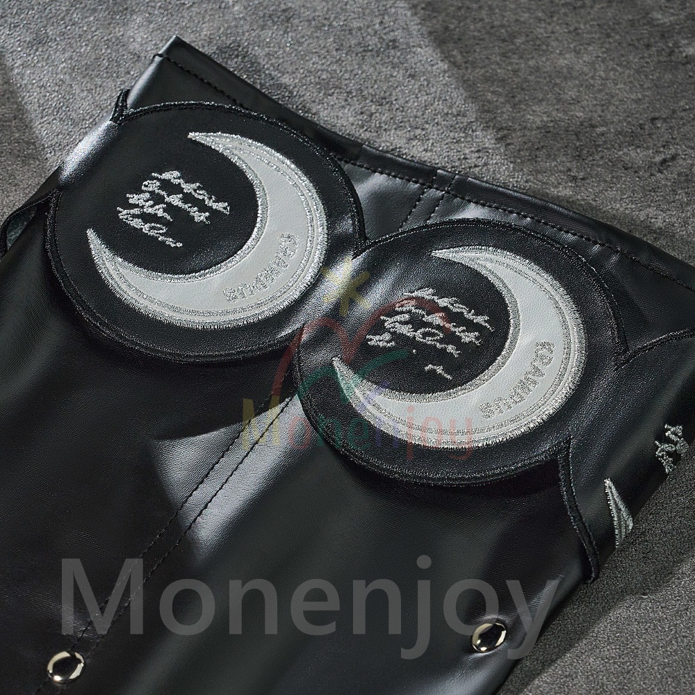 Monenjoy ゼンゼロ プロメイア コスプレ衣装 3d樹脂製パーツ Promeia 人工革 クランプスの黒枝 腿カバー付 イベント対応