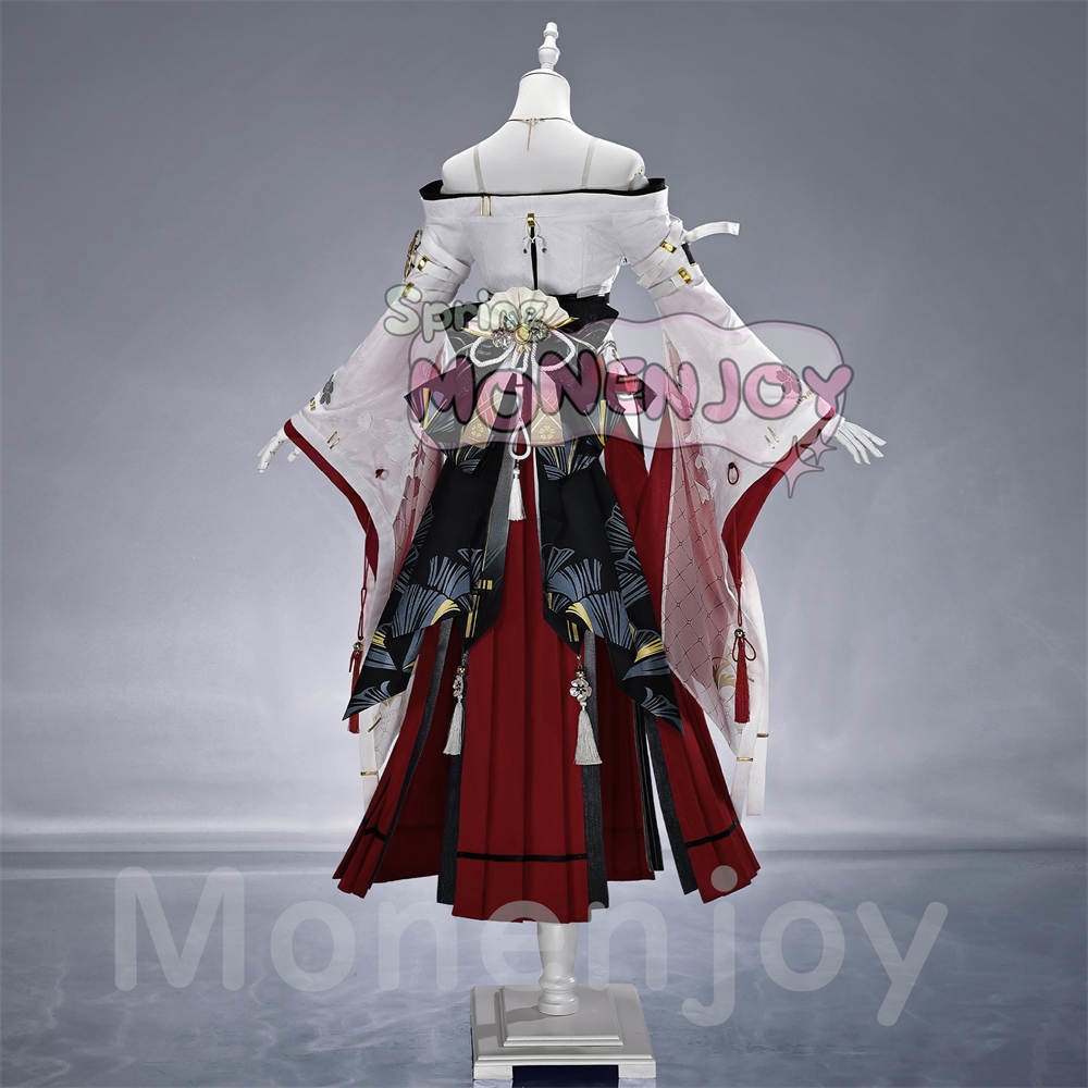 Monenjoy 鳴潮 緋雪 コスプレ衣装 ひゆき ジャカード織りの生地 超立体3DPLA材質パーツ コスチューム イベント舞台対応